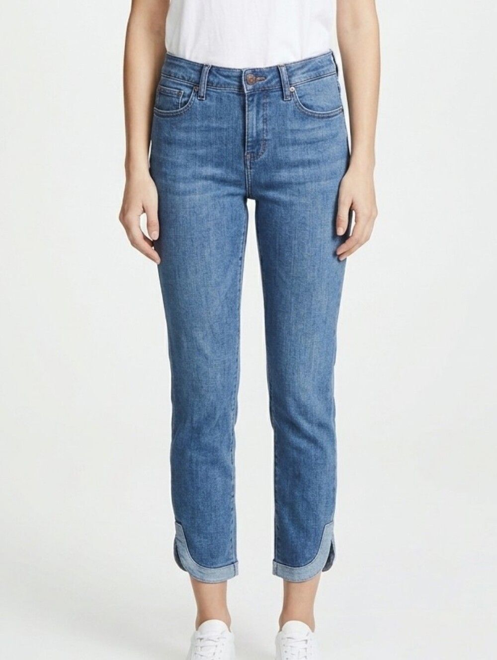 NYDJ Ami Skinny Ankle Jeans Size 2 Blue  High Rise Lift Tuck Denim